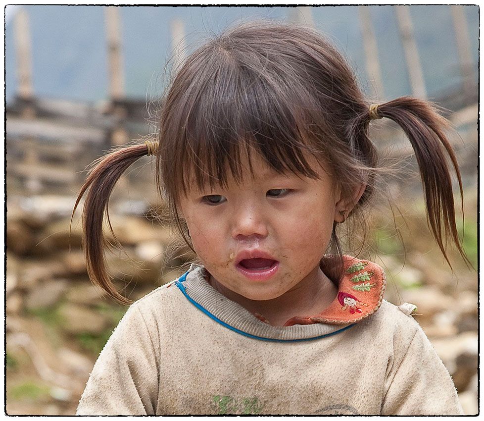 Fillette aux couettes - Photo Alain Besnard